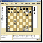 Screenshot of a game of chess