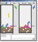 Screenshot of a game of tetris