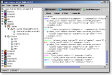 Screenshot of the JOGRE Server 0.2.3 GUI wrapper